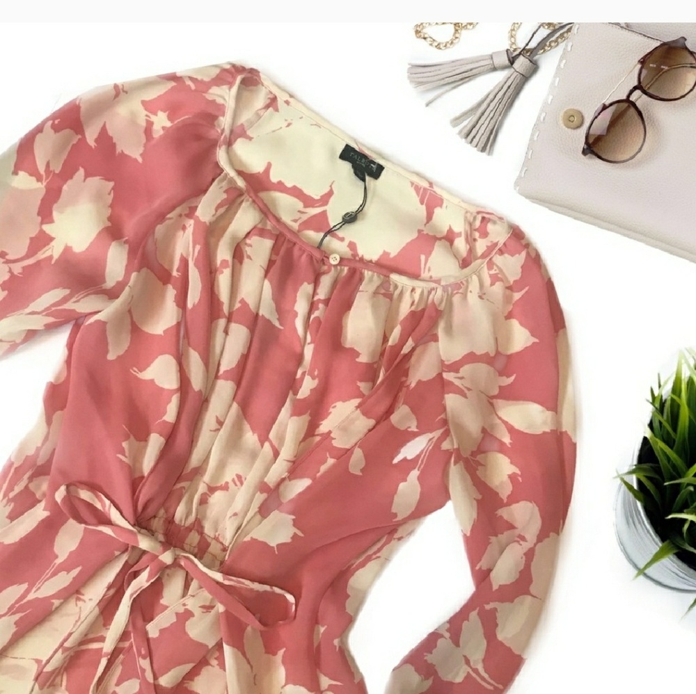 NEW Talbots Petite pleated flowy top